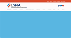 Desktop Screenshot of lsna.org