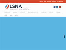 Tablet Screenshot of lsna.org